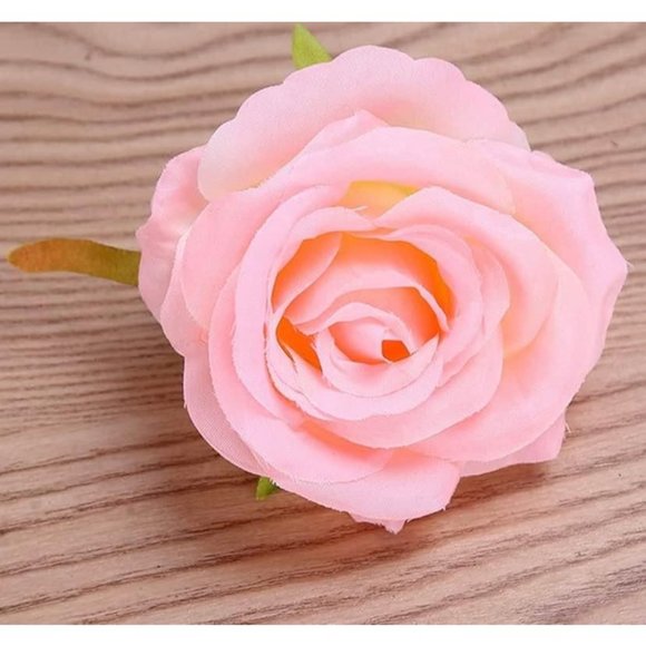 30 Count | Pink Silk Rose 4 Inch Heads and Stems Wedding Bouquet Centerpiece - Picture 3 of 4